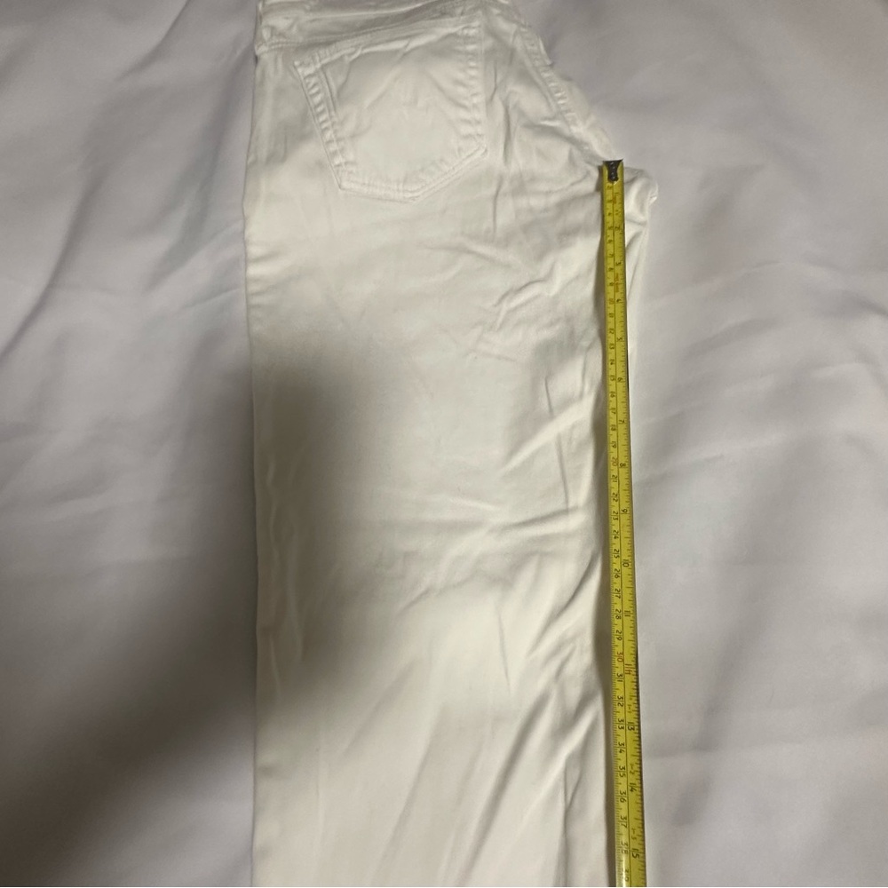 Adriano Goldschmied Women's jeans the Stevie ankle slim straight ankle White 28R - Picture 12 of 16